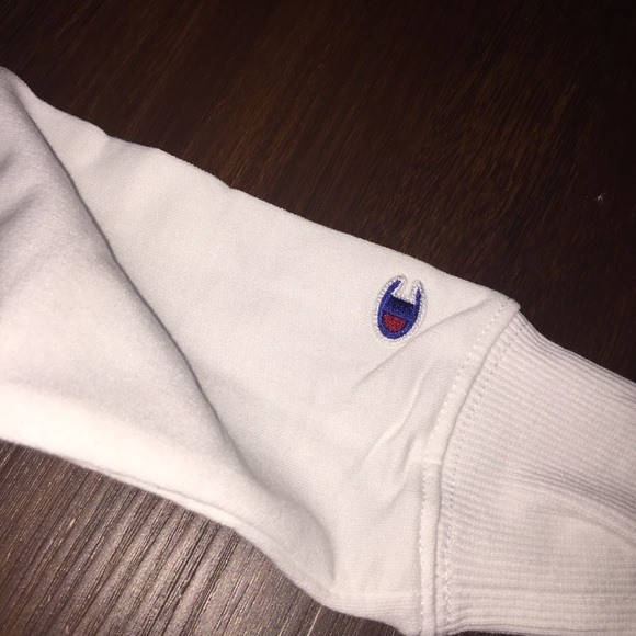 Champion Little Girls Classic Script French Terry Hoodie NWT - Picture 4 of 6